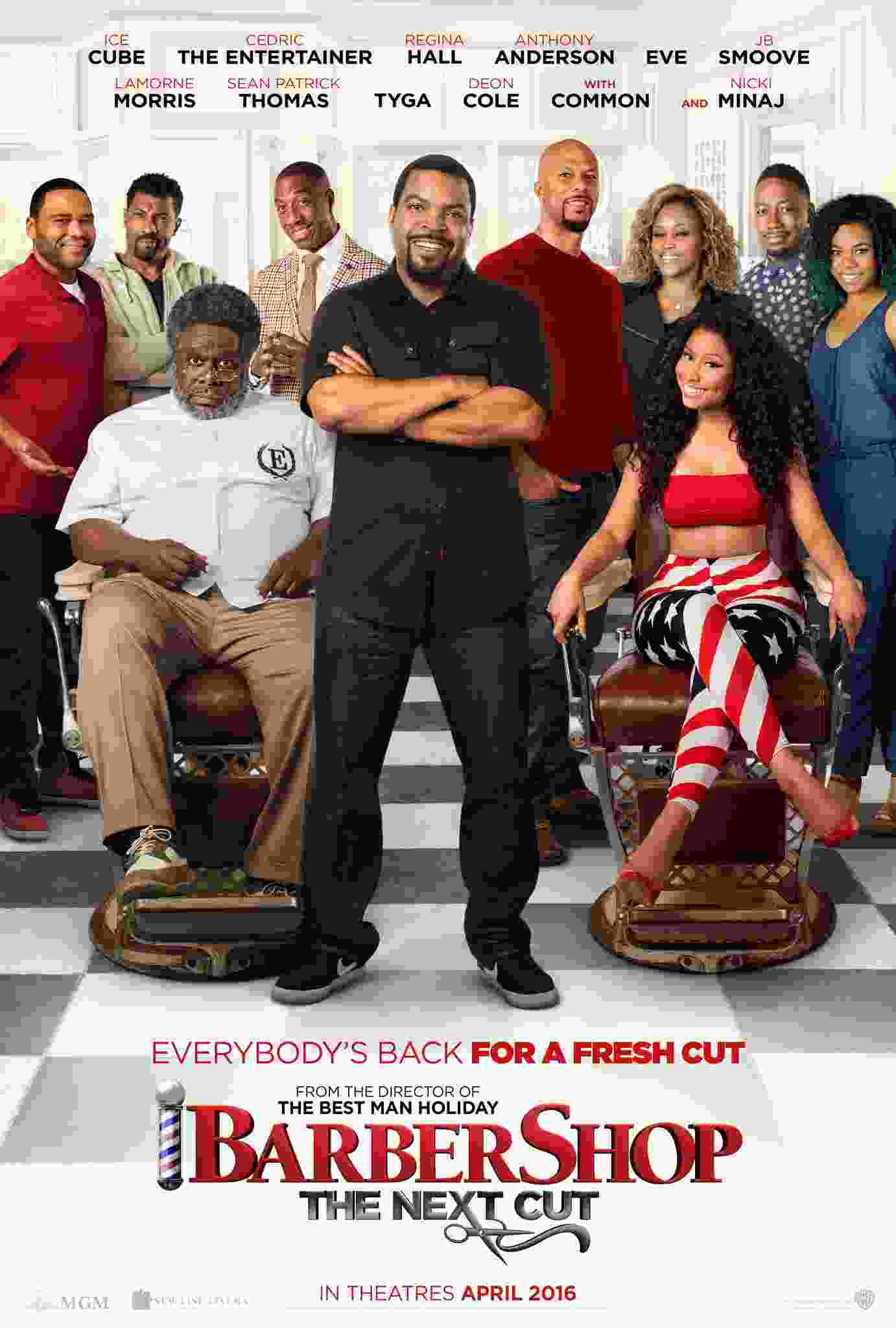 Barbershop: The Next Cut (2016) vj Junior Ice Cube